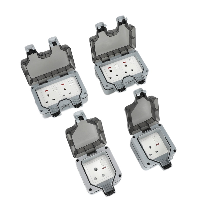 Outdoor Power Outlet Wifi - ダニーIP66防水充電ソケット、耐雨・防滴屋外用国際ユニバーサル電源ソケット、南アフリカ15Aソケット