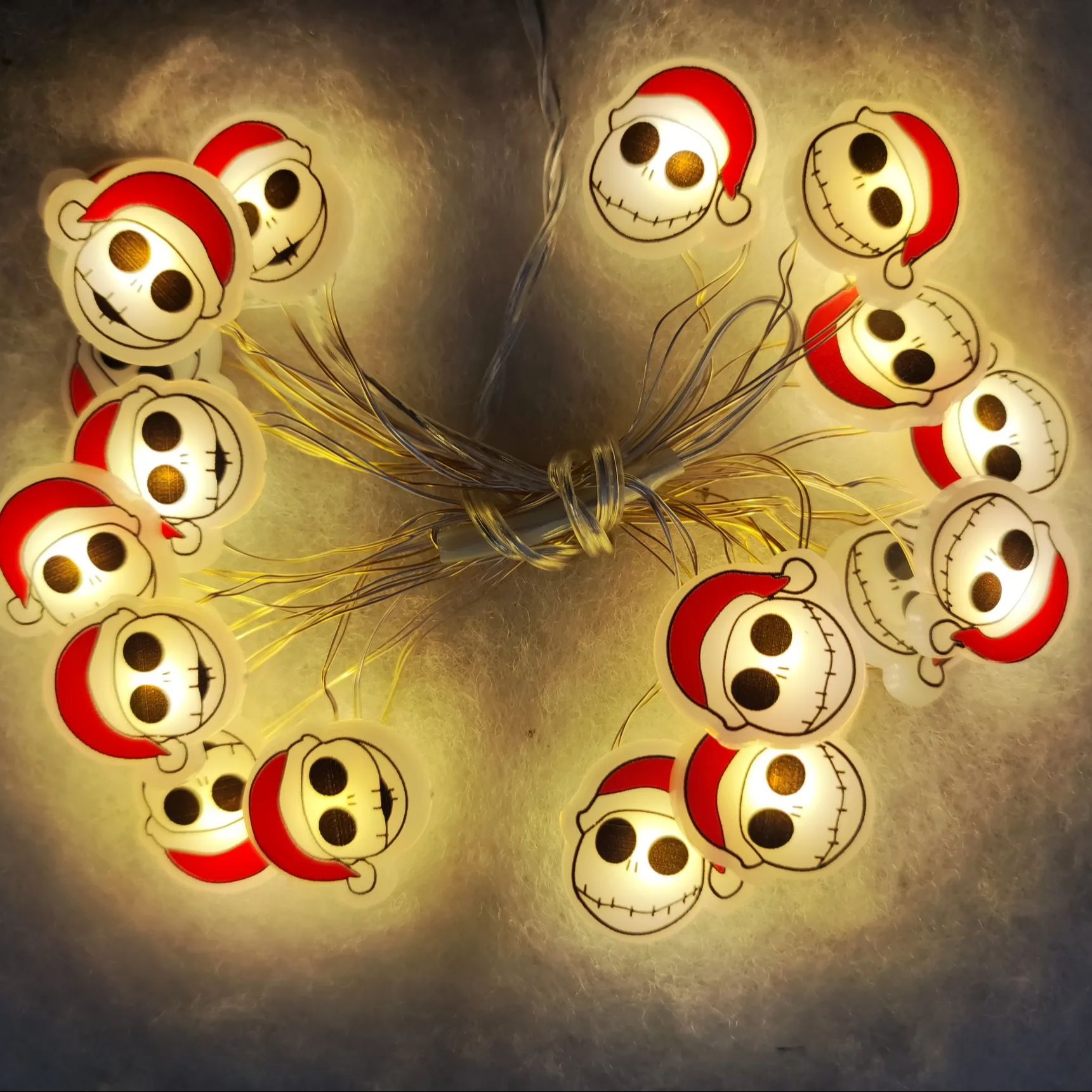 Outdoor Power For Christmas Lights - 20LED 銅線ストリングライト 屋外クリスマスデコレーション ウォームホワイト 電池式フェアリーライト ホームデコレーション用