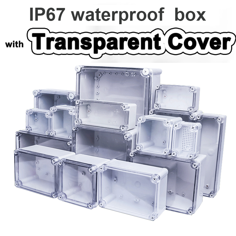 Outdoor Power Board Box - F型透明防水ボックス 屋外監視ボックス 屋外防水ジャンクションボックス ABS樹脂端子シールスイッチボックス