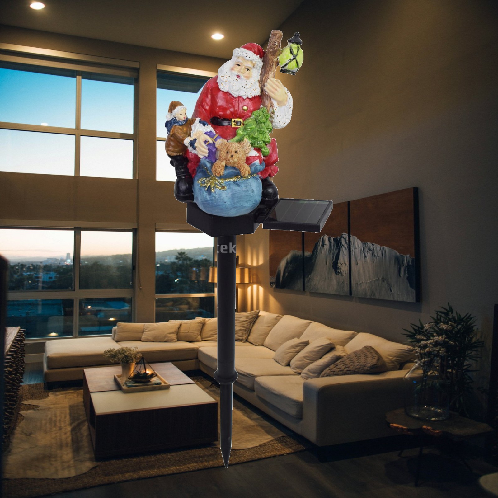 Outdoor Power For Christmas Lights - クリスマスステークライト ソーラー式屋外ガーデンランプ 樹脂製防水芝生装飾 パスウェイライト シーンセットアップ用 裏庭用