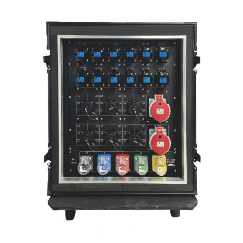 Outdoor Power Distributors - ゴールデンエレクトリック GD-48A 屋外配電ボックス カムロックプラグ 48ソケット 16A