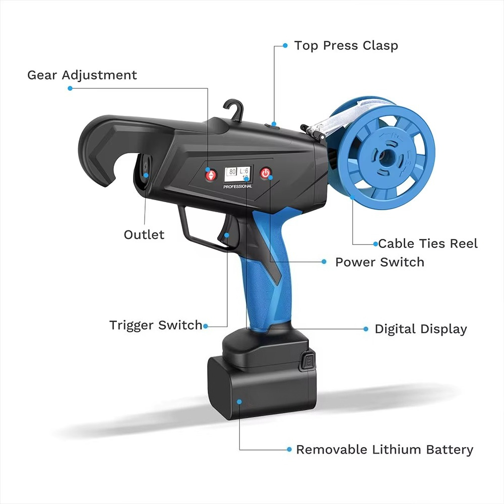 Outdoor Power Tools - 電動ワイヤレスガーデンツール 電動枝結束機 農場野菜・ブドウ用 電動工具 屋外作業用