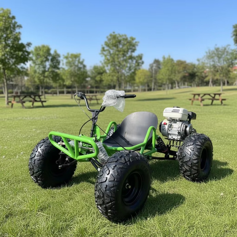 Outdoor Power And Pedal - 212cc 4ストロークペダルゴーカート、インフレータブルスチール製全地形対応オフロード、燃料式油圧ディスクブレーキ、手動プルスタート、屋外用