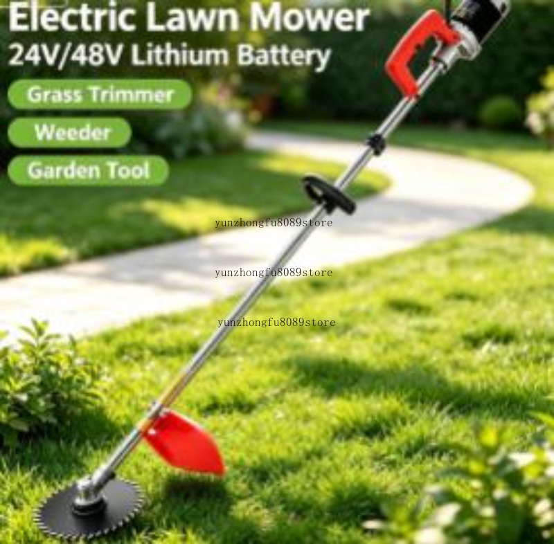 Lawn Mower Battery - 24V/48Vリチウム電池式充電式電動芝刈り機草刈り機除草機ポータブル電動工具