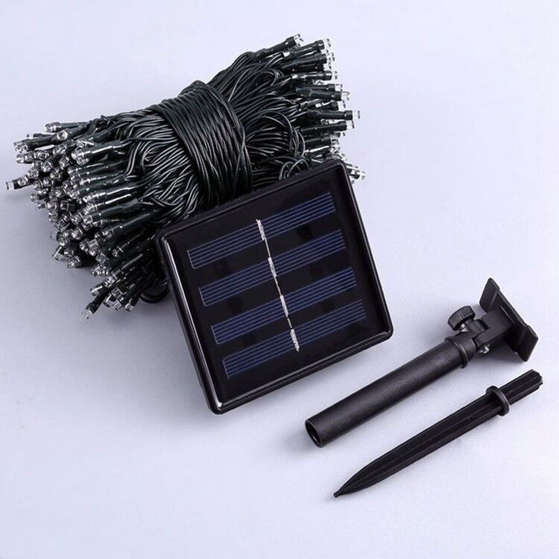 ソーラーパワーフェアリーストリングライトガーデンクリスマスウ - Outdoor Solar Power Xmas Lights のレビューと価格