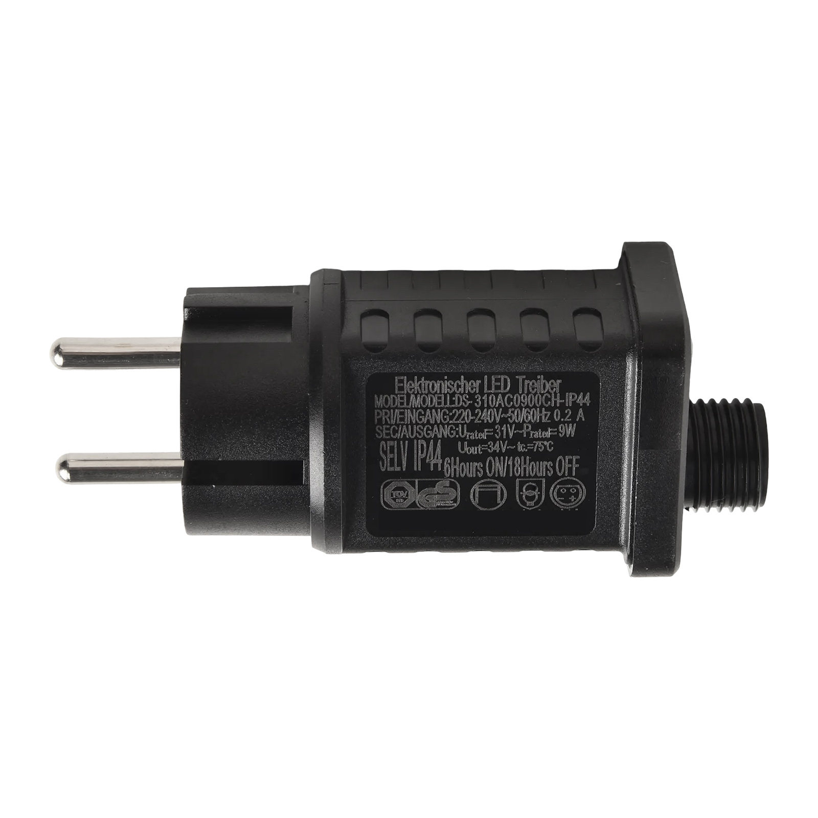 31V 9W LED 変圧器電源タイマー付きストリングライト - Outdoor Power For Christmas Lights のレビューと価格