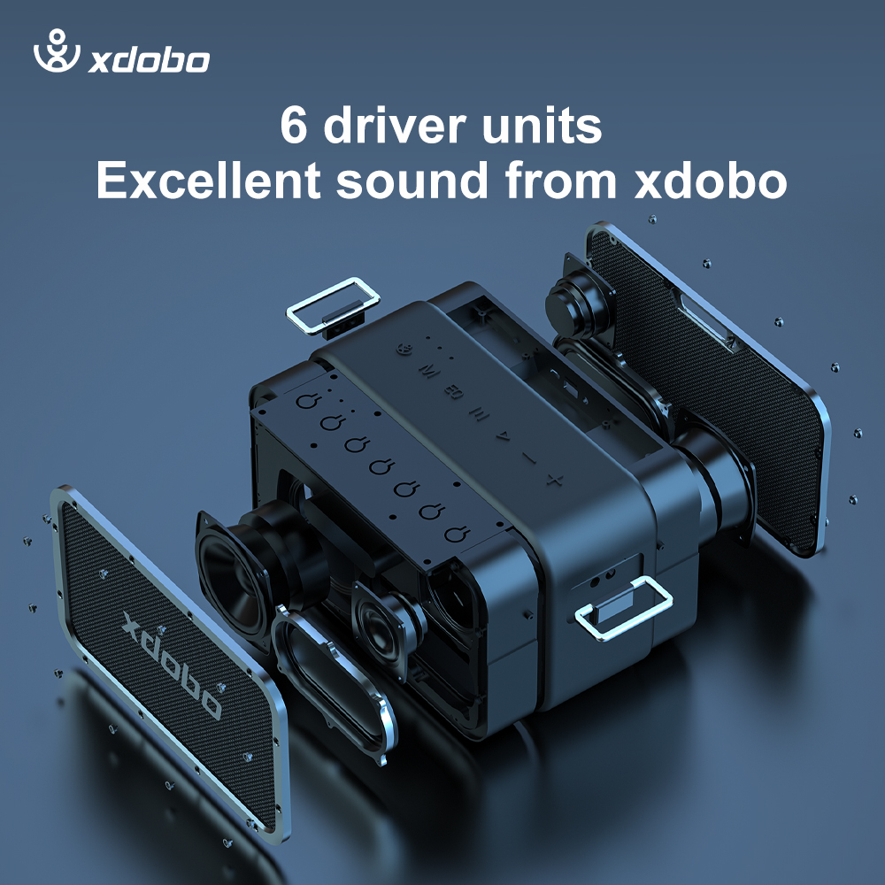 XDOBO 1983 最大 120 ワット Bluetoot - Outdoor Power Board Box のレビューと価格