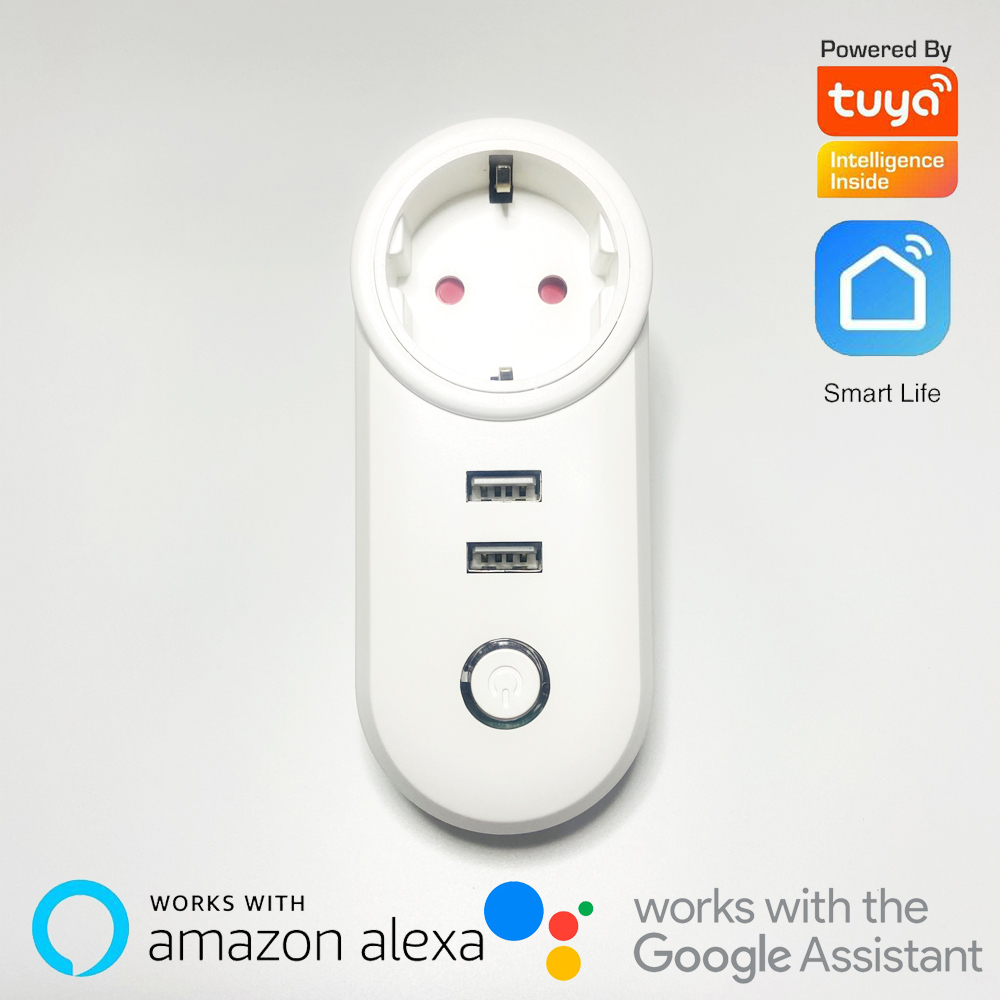 Tuya-インテリジェントwifi電源プラグ,ワイヤレスアプ - Outdoor Power Outlet Wifi のレビューと価格