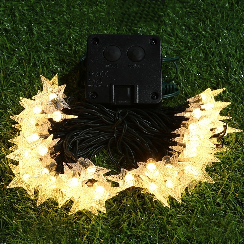 太陽光発電スターストリングライト 20/50 LED 防水屋 - Outdoor Solar Power Xmas Lights のレビューと価格