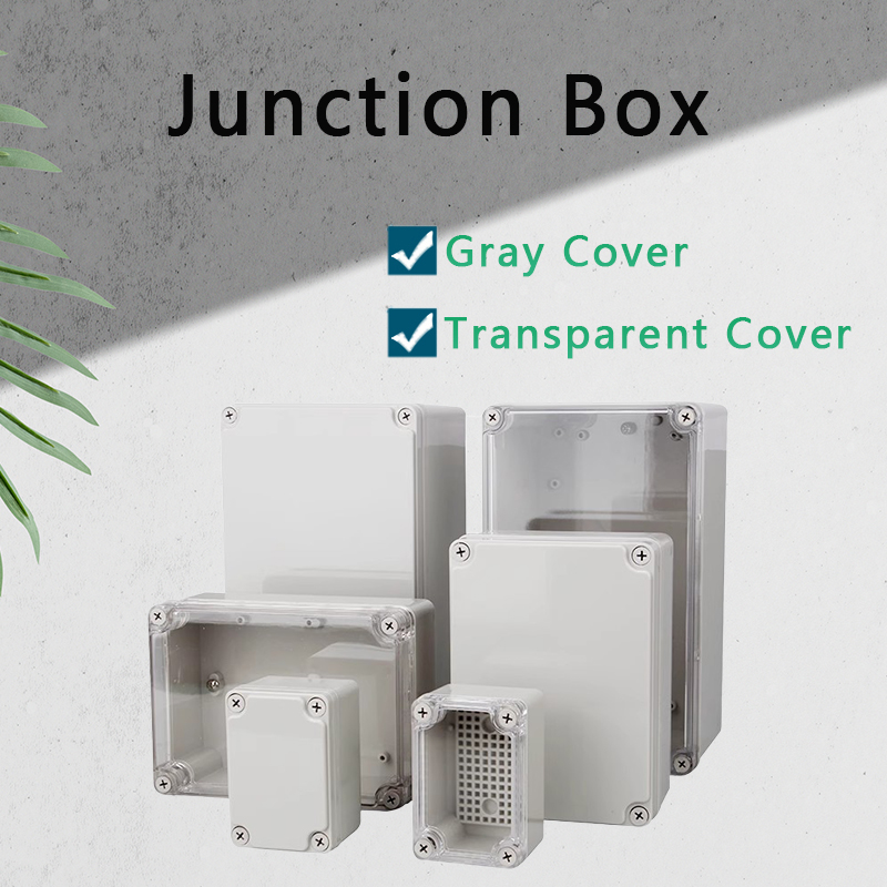 灰色の透明な電子ジャンクションボックス,IP67防水ハウジン - Outdoor Power Board Box のレビューと価格