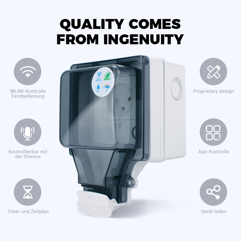 Avoir IP66 屋外防水ソケットイスラエルプラグ Tu - Outdoor Power Outlet Wifi のレビューと価格
