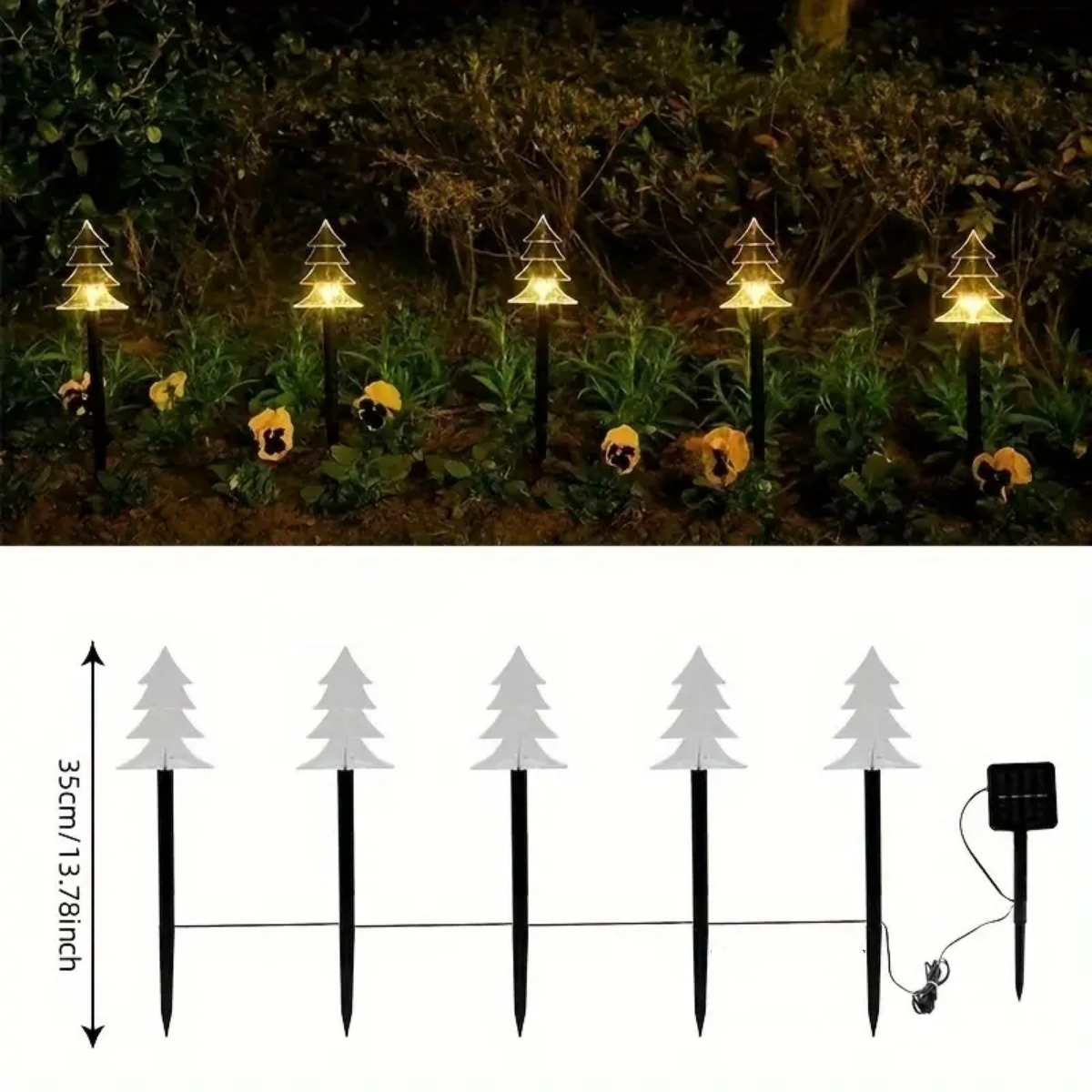 ソーラーパワークリスマスパパスライト、防水スノーフレーク、ク - Outdoor Solar Power Xmas Lights のレビューと価格