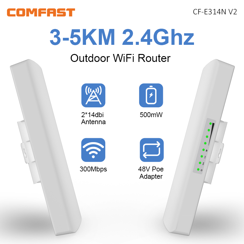 COMFAST 300Mbps屋外CPEブリッジアクセスポイ - Outdoor Power Adapter Wyze のレビューと価格