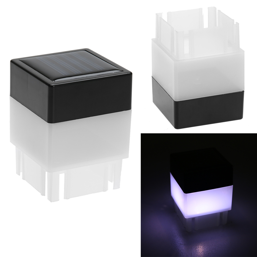 防水屋外コラムヘッドランプソーラー式LEDフェンスデッキポス - Outdoor Power Head のレビューと価格