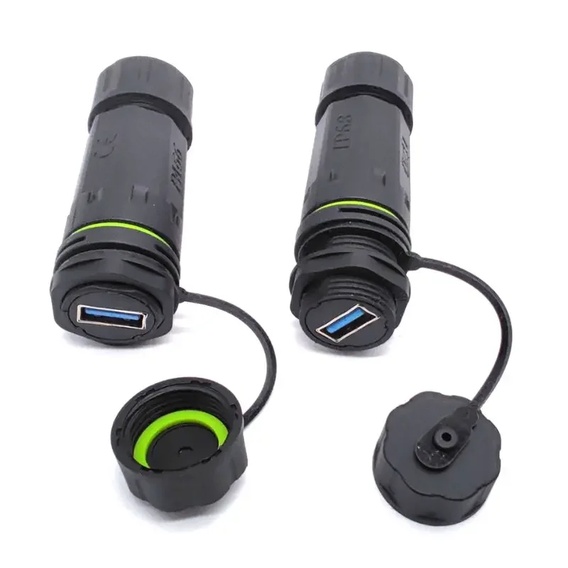 IP68 USB 3.0 パネルタイププラグソケット屋外防水 - Extension Cord Outdoor のレビューと価格