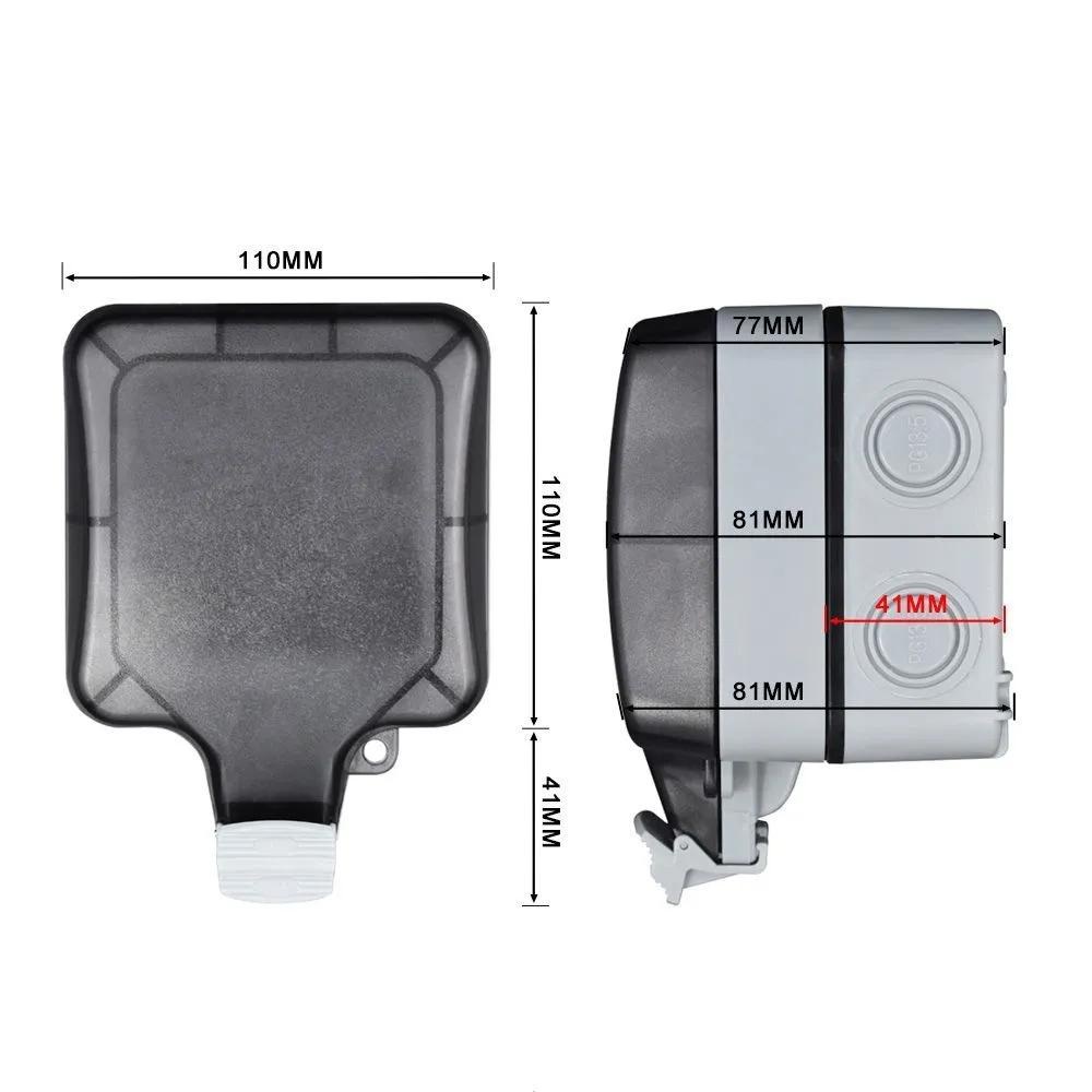 スマート屋外防水ソケット IP66、WiFi電源コンセント、 - Outdoor Power Outlet Wifi のレビューと価格