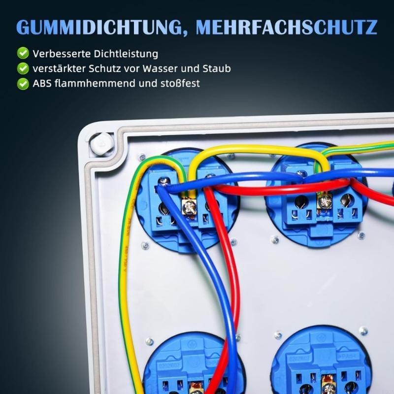 220V 10A 壁ソケット配電ボックス壁掛け電気自動車充電 - Outdoor Power Distributors のレビューと価格