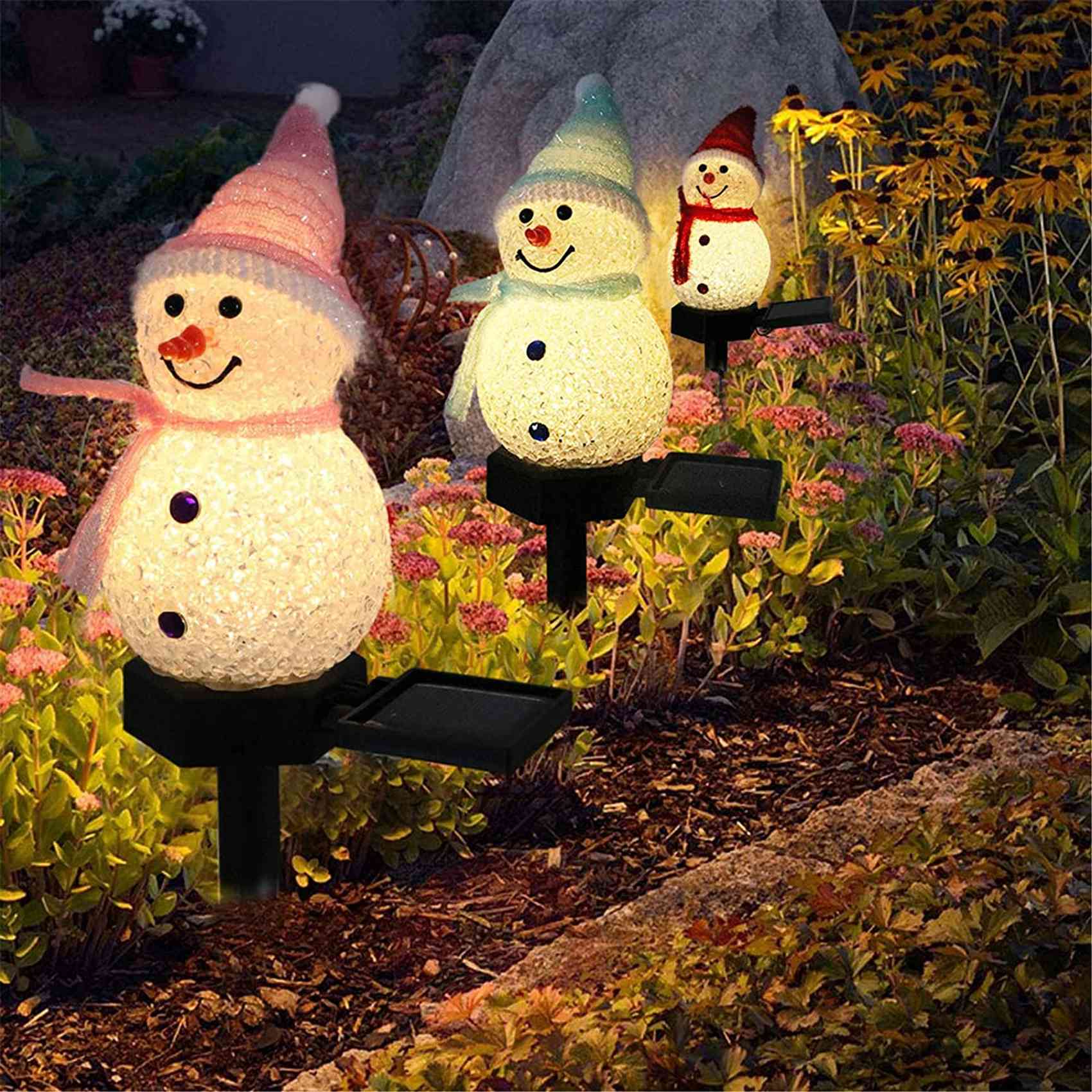 ABAH-スノーマンソーラーライトクリスマス太陽光発電LED - Outdoor Solar Power Xmas Lights のレビューと価格