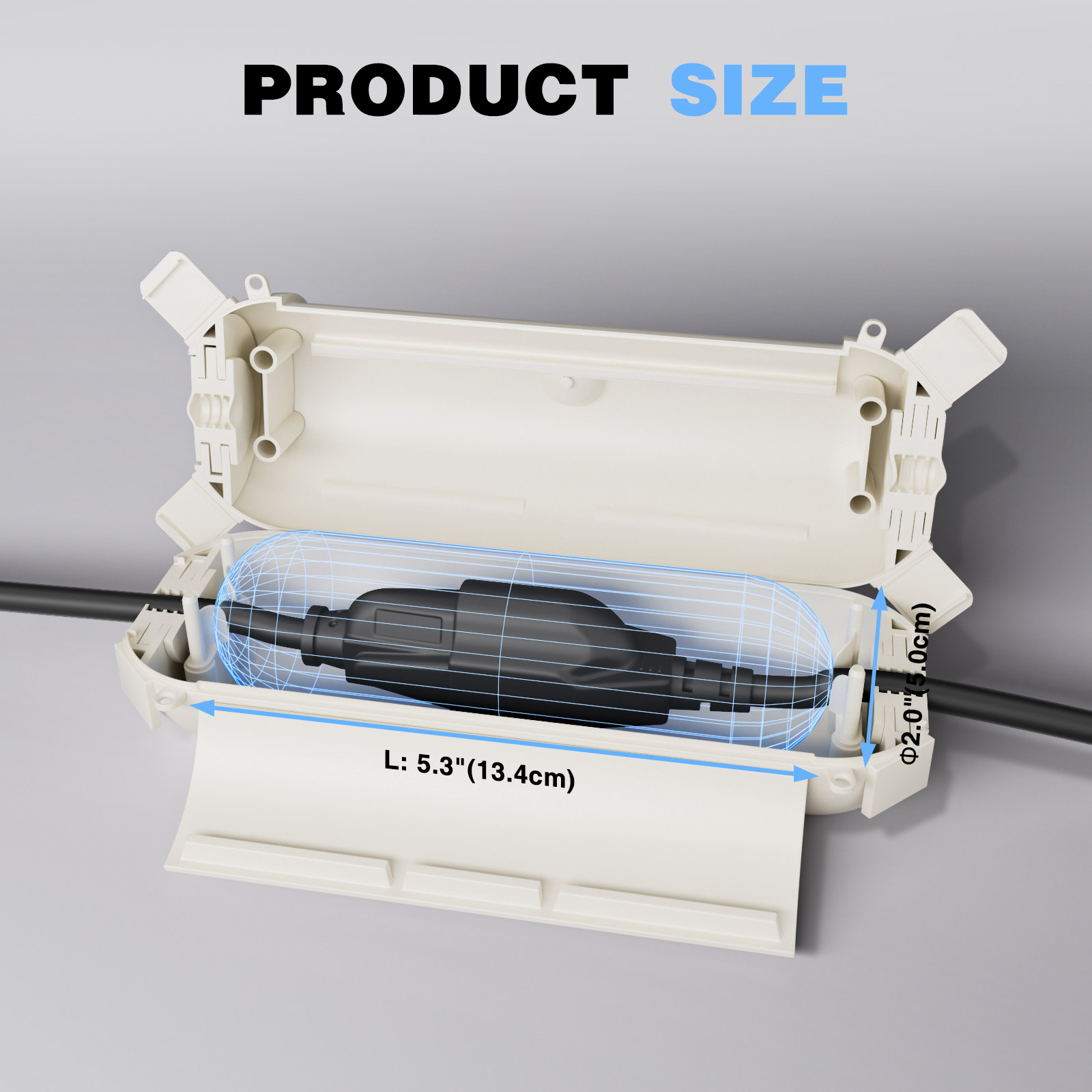 2パック防水屋外接続ボックスIP44延長コードカバー、ホリデ - Extension Cord Outdoor のレビューと価格