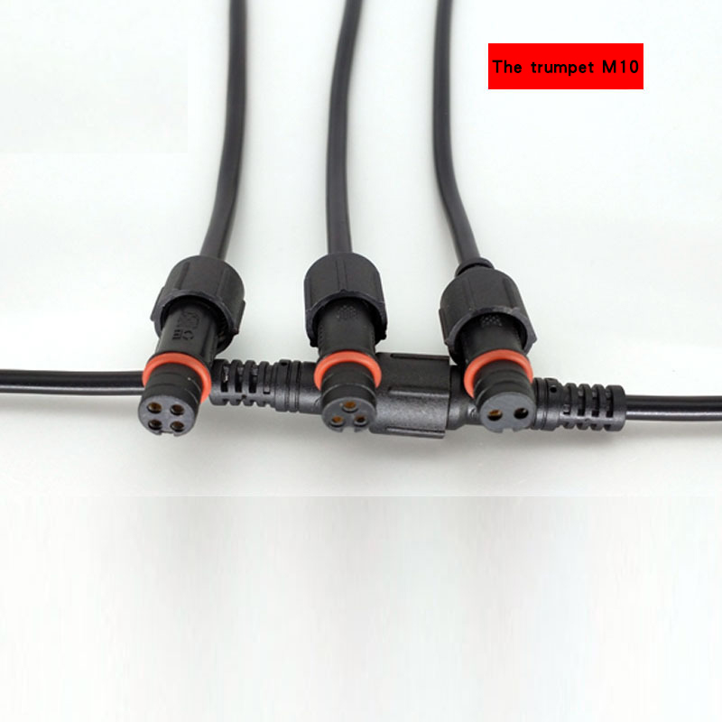 M10 2ピン 3/4ピン 防水バットコネクタ 220V ケ - Extension Cord Outdoor のレビューと価格