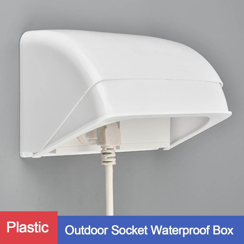 1 個屋外ソケット防水ボックス電気プラグカバー防雨カバー充電 - Outdoor Power Outlet のレビューと価格