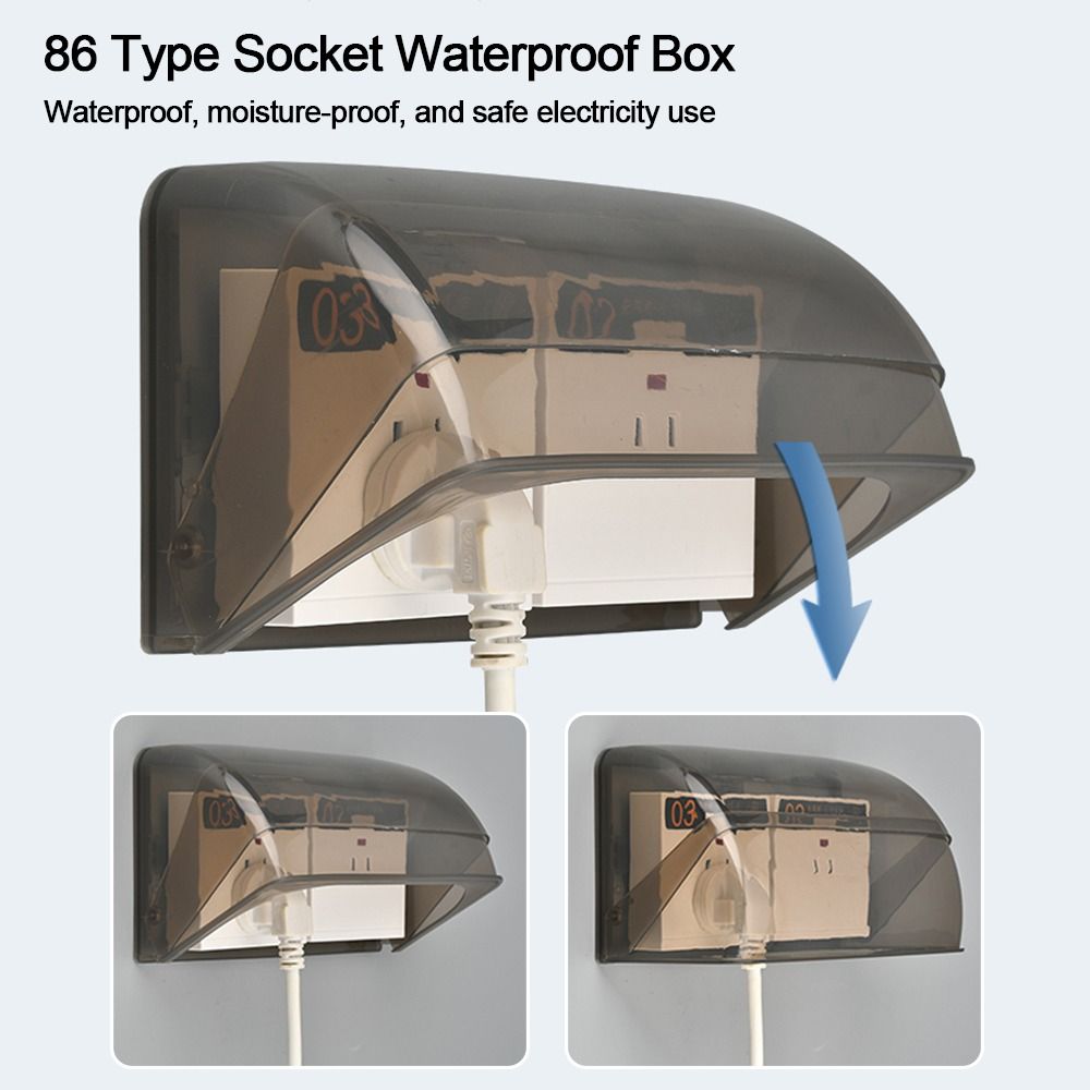 1 個屋外ソケット防水ボックス電気プラグカバー防雨カバー充電 - Outdoor Power Outlet のレビューと価格