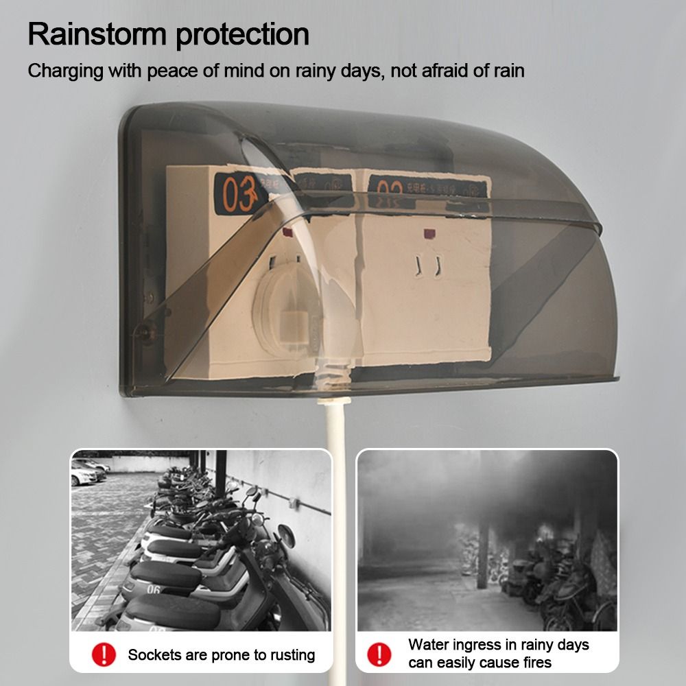 1 個屋外ソケット防水ボックス電気プラグカバー防雨カバー充電 - Outdoor Power Outlet のレビューと価格
