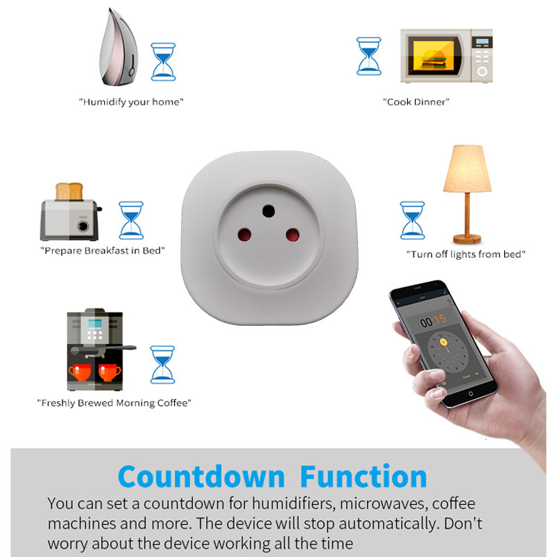 16A イスラエルスマート Wifi 電源プラグスマート W - Outdoor Power Outlet Wifi のレビューと価格