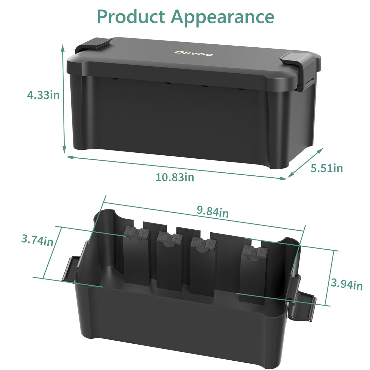 Diivoo 屋外防水電気ボックス屋外ケーブル接続ソケットエ - Outdoor Power Outlet のレビューと価格