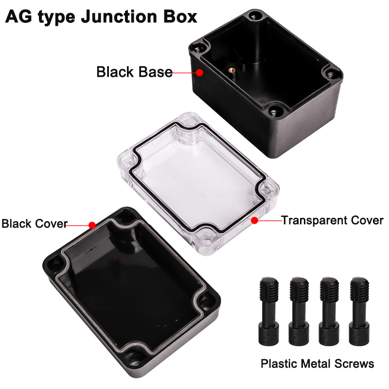 Absプラスチックip67ボックス防水プロジェクトボックス黒 - Outdoor Power Board Box のレビューと価格