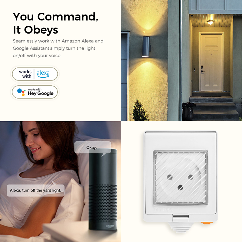 Avoir-Tuya-スマートwifiプラグ,ワイヤレス制御 - Outdoor Power Outlet Wifi のレビューと価格