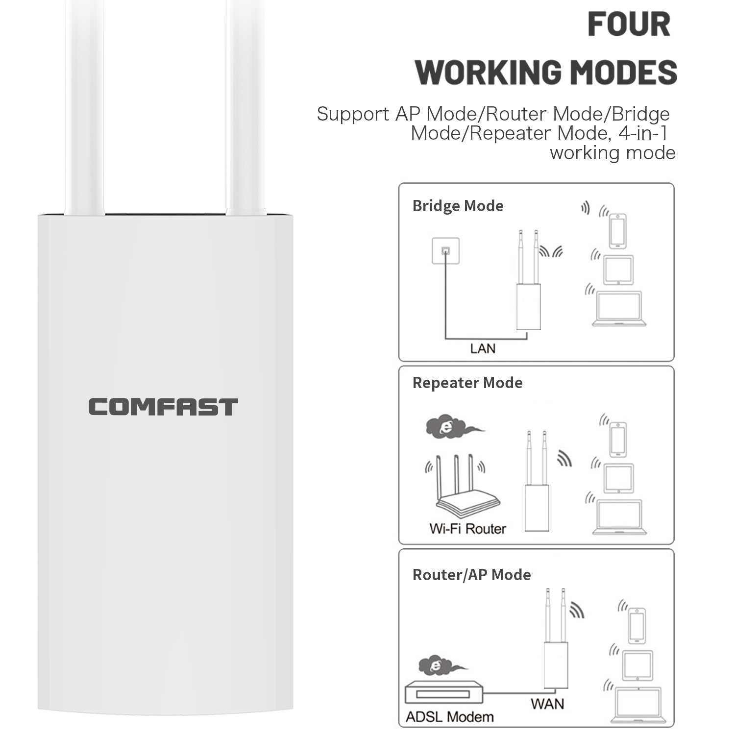 WiFiリピーター2.4/5.8GHz,300 MB/s,ル - Outdoor Power Adapter Wyze のレビューと価格
