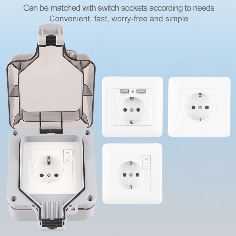 防水屋外壁コンセント,防水,IP66,250V,スイッチ付き - Outdoor Power Outlet Wifi のレビューと価格
