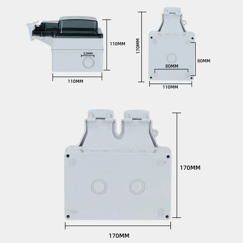 Tuya防水電気壁コンセントEU FR KR IL IP66 - Outdoor Power Outlet Wifi のレビューと価格