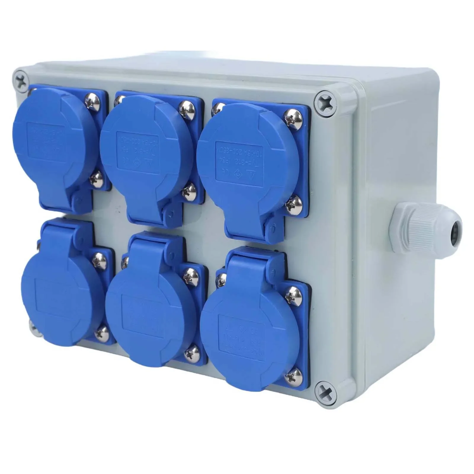 屋外ソケット産業用電源ボックス壁ディストリビュータ耐衝撃ハウ - Outdoor Power Distributors のレビューと価格