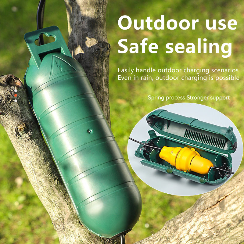 防水シール付き屋外延長コード安全カバー、屋外コンセントプラグ - Extension Cord Outdoor のレビューと価格