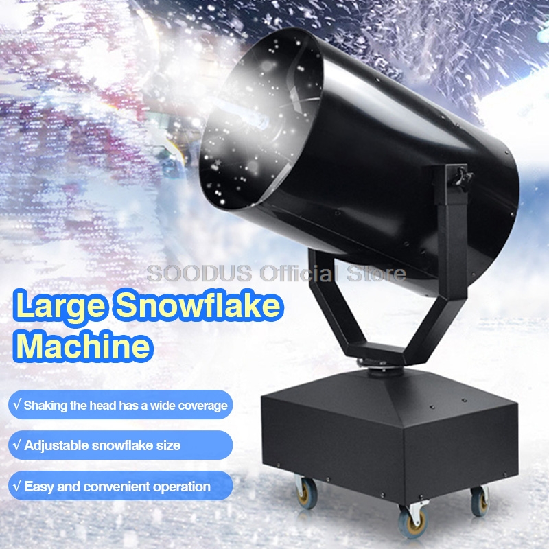 高出力振動式造雪機 屋外用人工雪製造機 雪片発生装置 ムービ - Outdoor Power Head のレビューと価格
