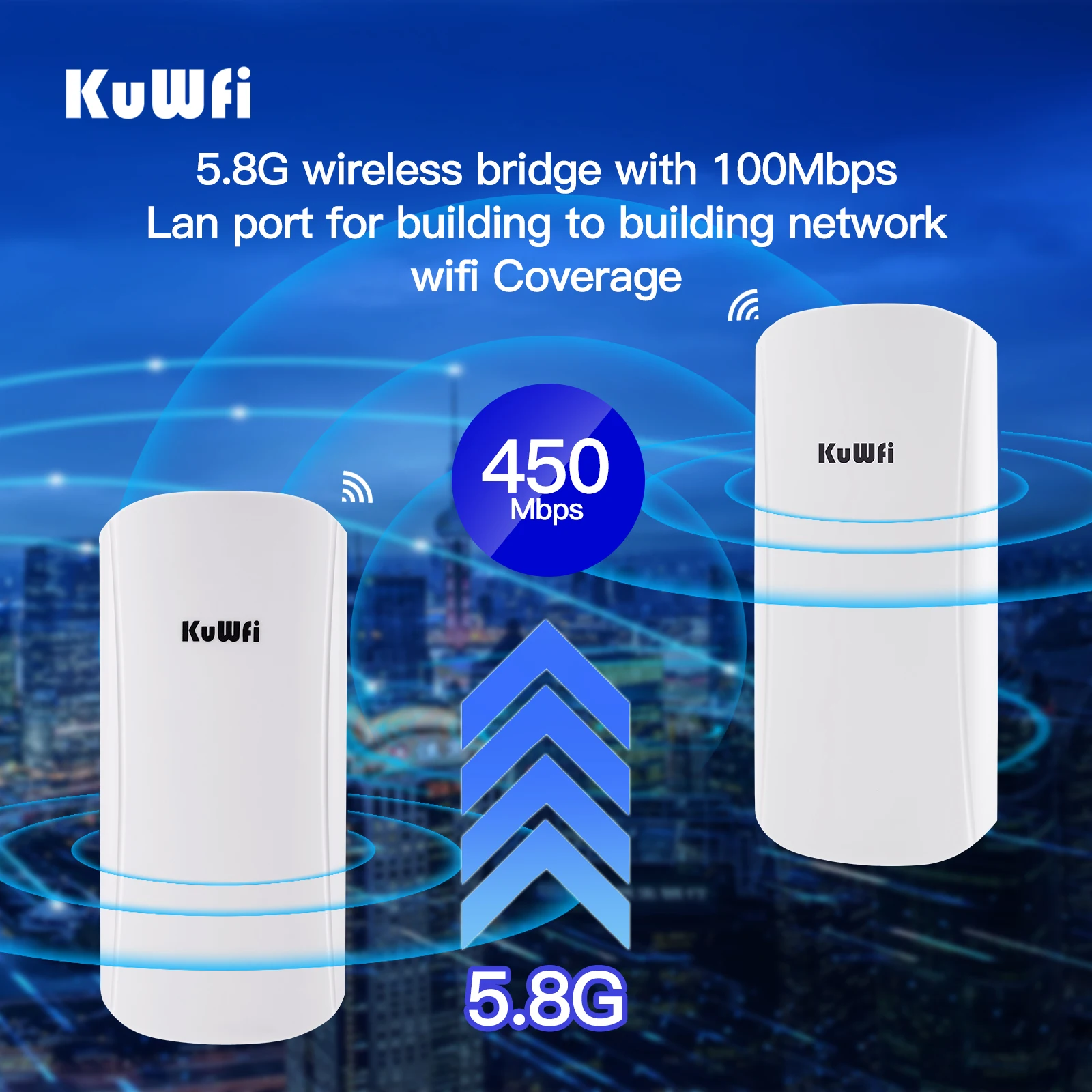 Kuwfi-屋外長距離アクセスポイントwifiリピーター、c - Outdoor Power Adapter Wyze のレビューと価格