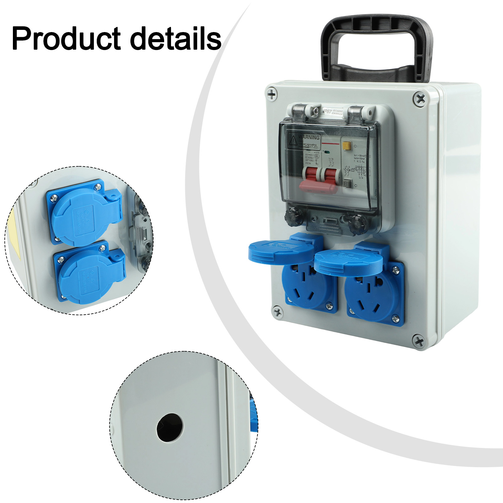 建設現場や屋外エリアで使用できる、10A AC250V、IP - Outdoor Power Distributors のレビューと価格