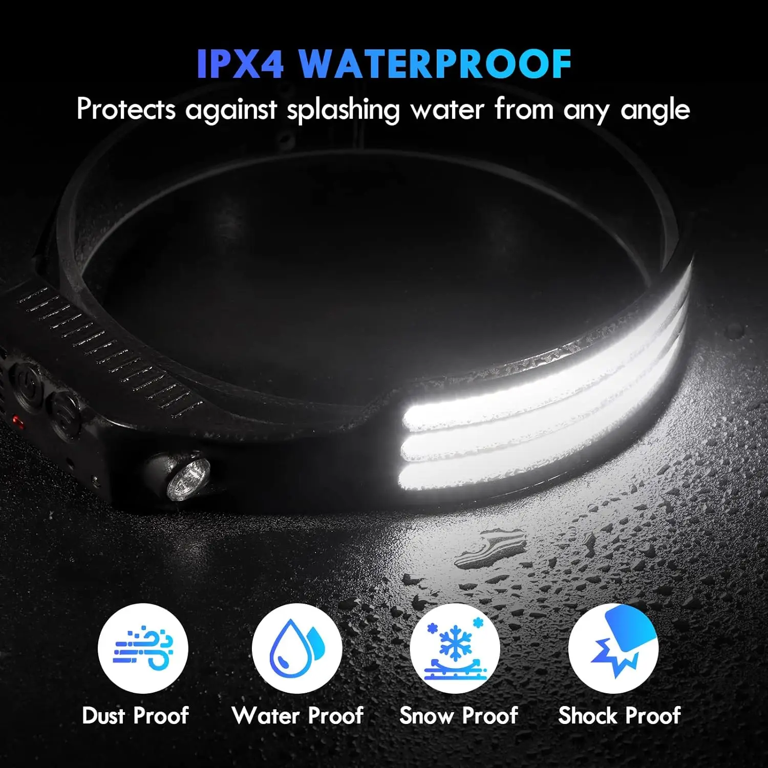 Kdulit-ハイパワーLEDヘッド懐中電灯,USB充電式誘 - Outdoor Power Head のレビューと価格