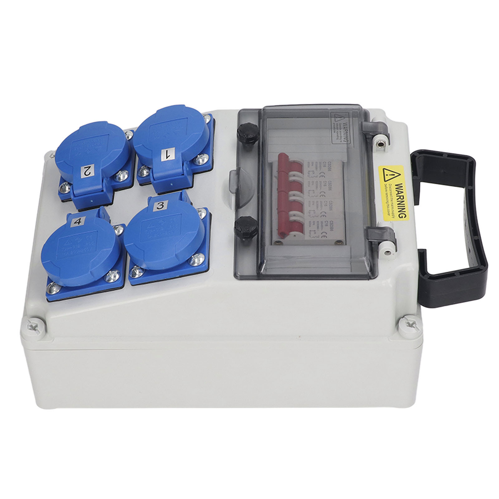 屋外用ハンドヘルド防水電源分配器、サーキットブレーカー付き、 - Outdoor Power Distributors のレビューと価格