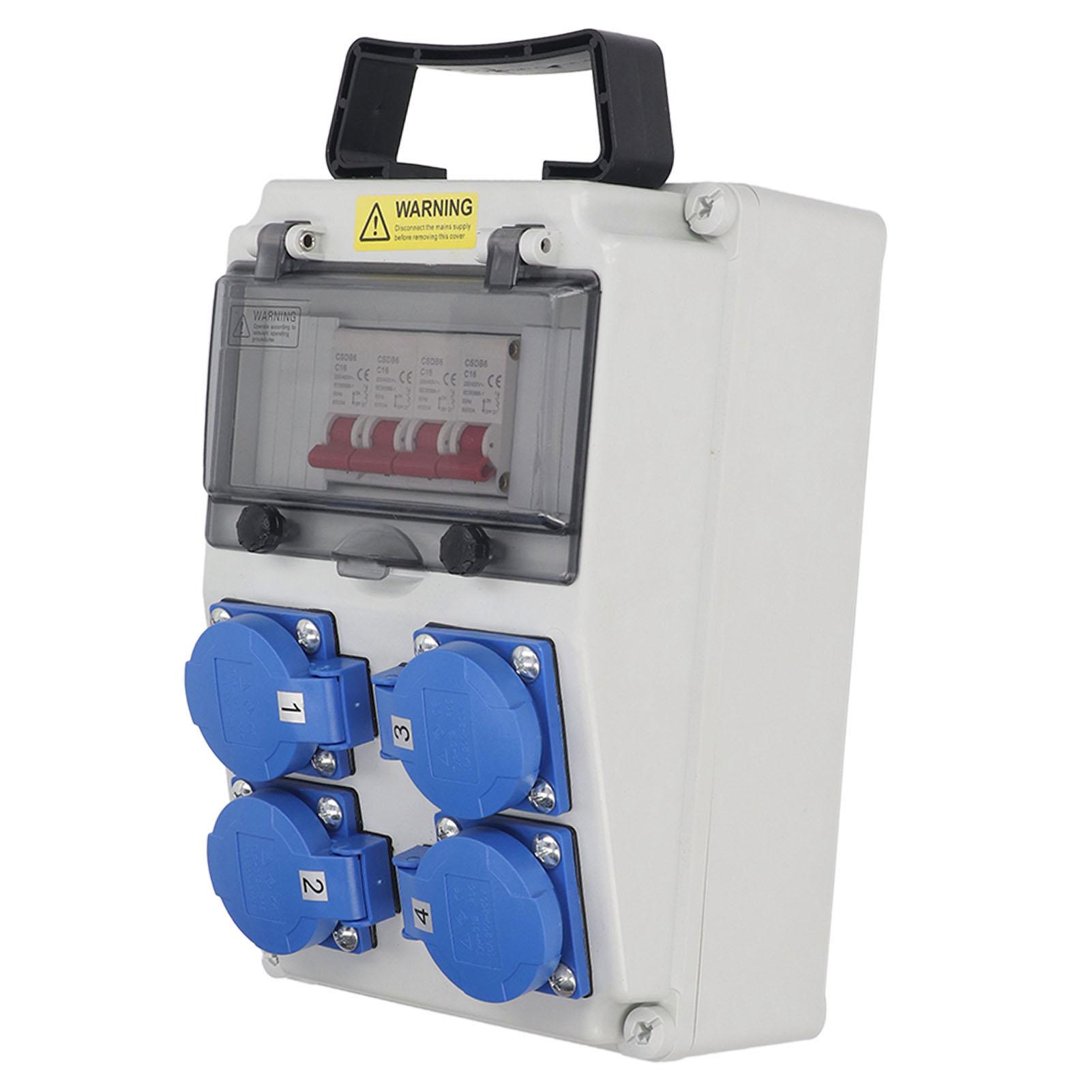 屋外用ハンドヘルド防水電源分配器、サーキットブレーカー付き、 - Outdoor Power Distributors のレビューと価格