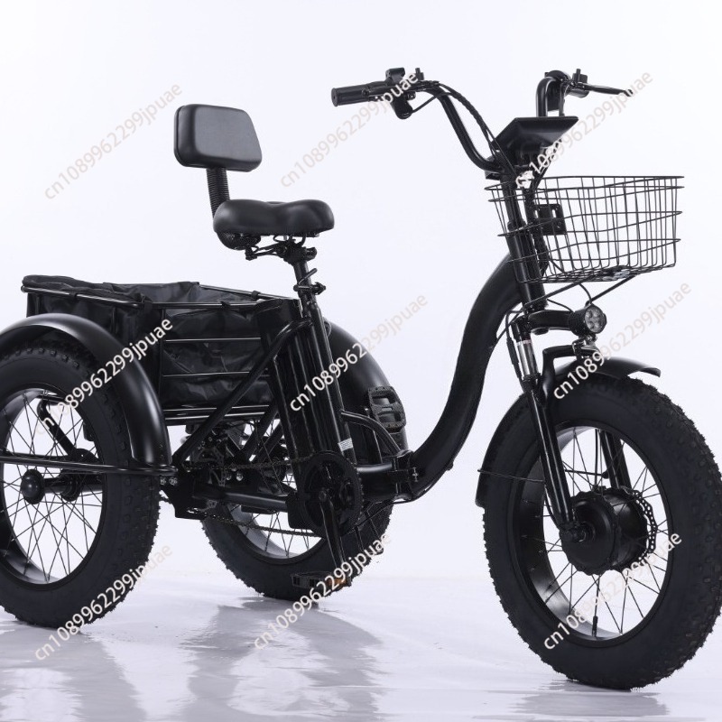 20インチファットタイヤ電動三輪車リチウム電池式ペダルバイク - Outdoor Power And Pedal のレビューと価格