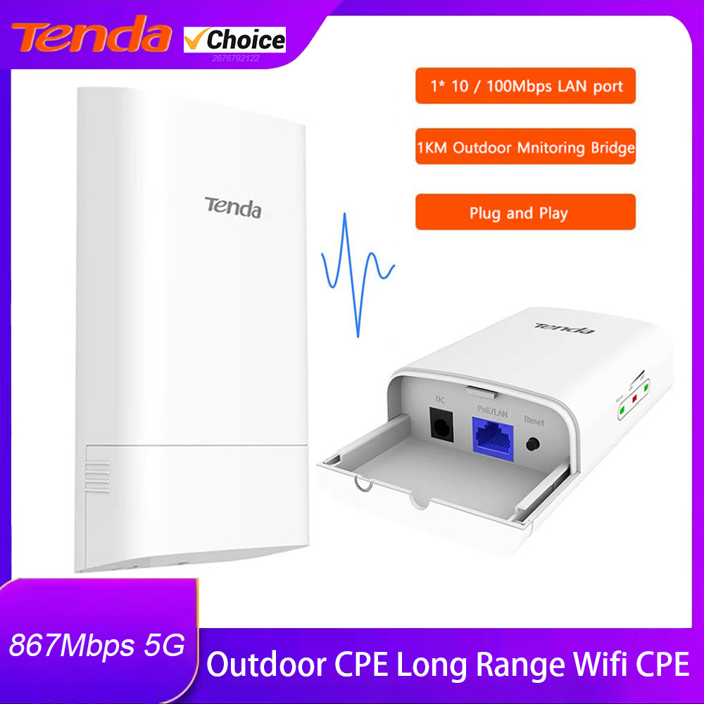 Tenda 5GHz 867Mbps Wifi ブリッジ屋外 - Outdoor Power Adapter Wyze のレビューと価格