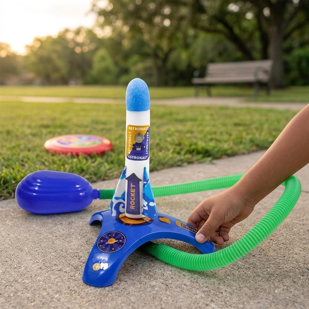 エアロケットフットポンプランチャー屋外空気圧ペダル昇空ロケッ - Outdoor Power And Pedal のレビューと価格