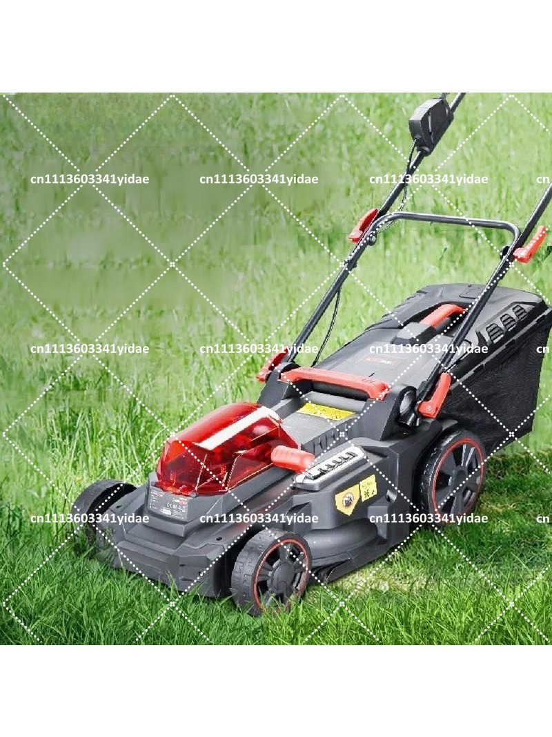 ワイヤレスブラシレス電動芝刈り機、手押し式充電式リチウム電池 - Lawn Mower Battery のレビューと価格